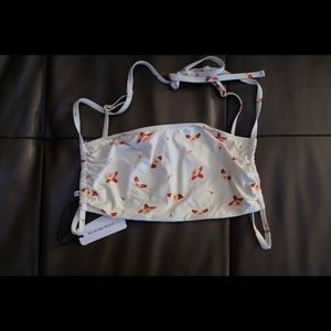 WeWoreWhat swim Leight top NWT